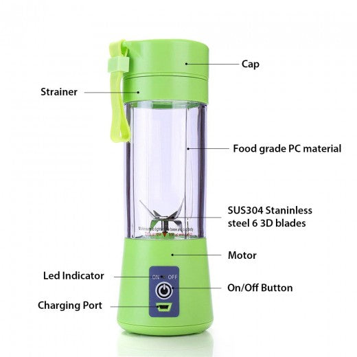 portable usb juicer - Multi Functional : drink a protein shake, smoothie or healthy drink everyday, not only for making a protein shake, smoothie, juice, and it works well for vegetable and other baby food.